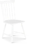 499-C4000S Palmetto Heights White Dining Chair