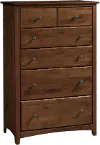Shaker Brown Chest of Drawers