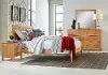 2 West Natural 4 Piece Queen Bedroom Set