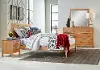 2 West Natural 4 Piece Queen Bedroom Set