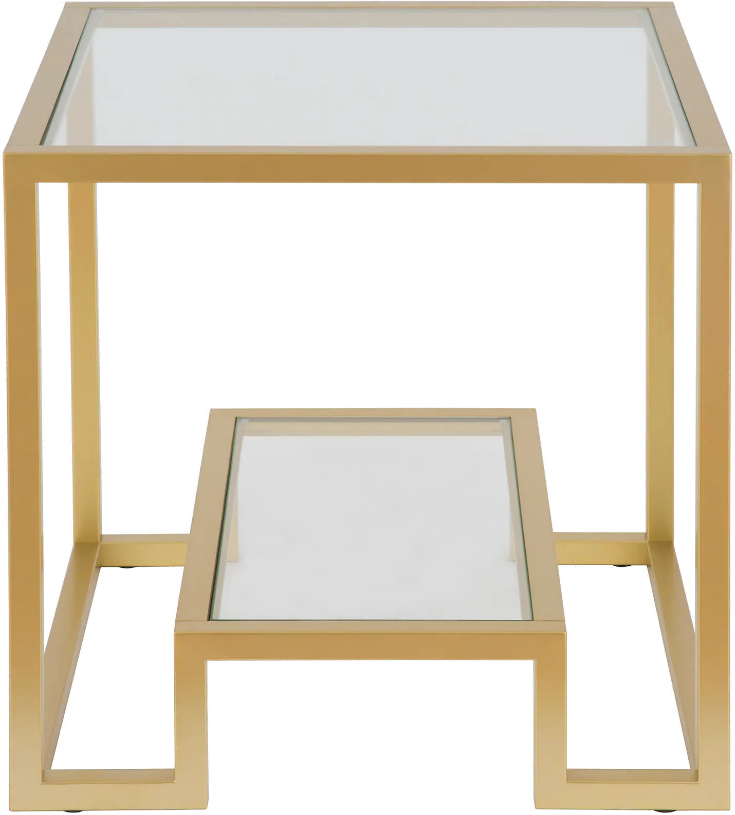 Athena Glam Brass Finish Side Table-4