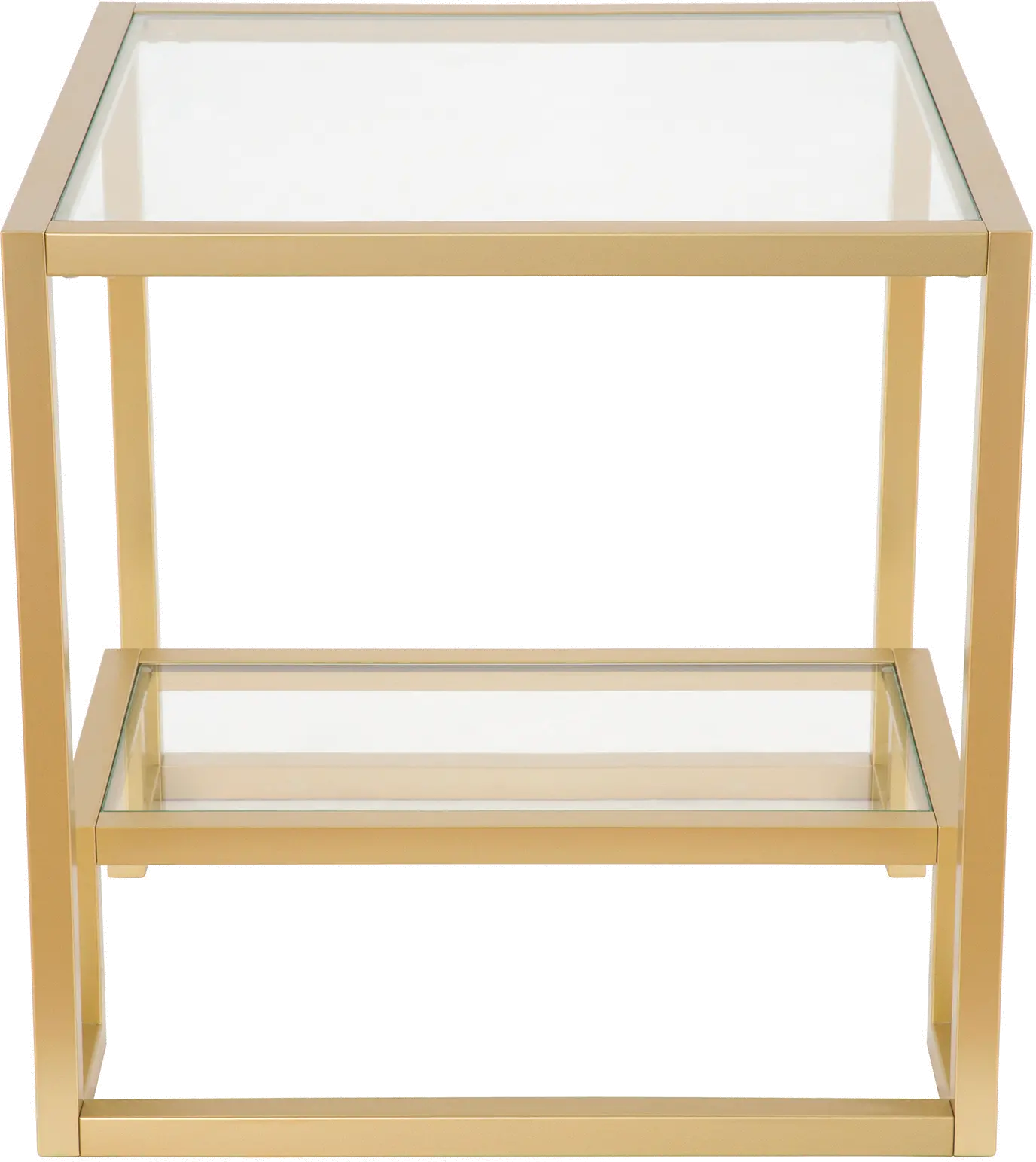 Athena Glam Brass Finish Side Table-6