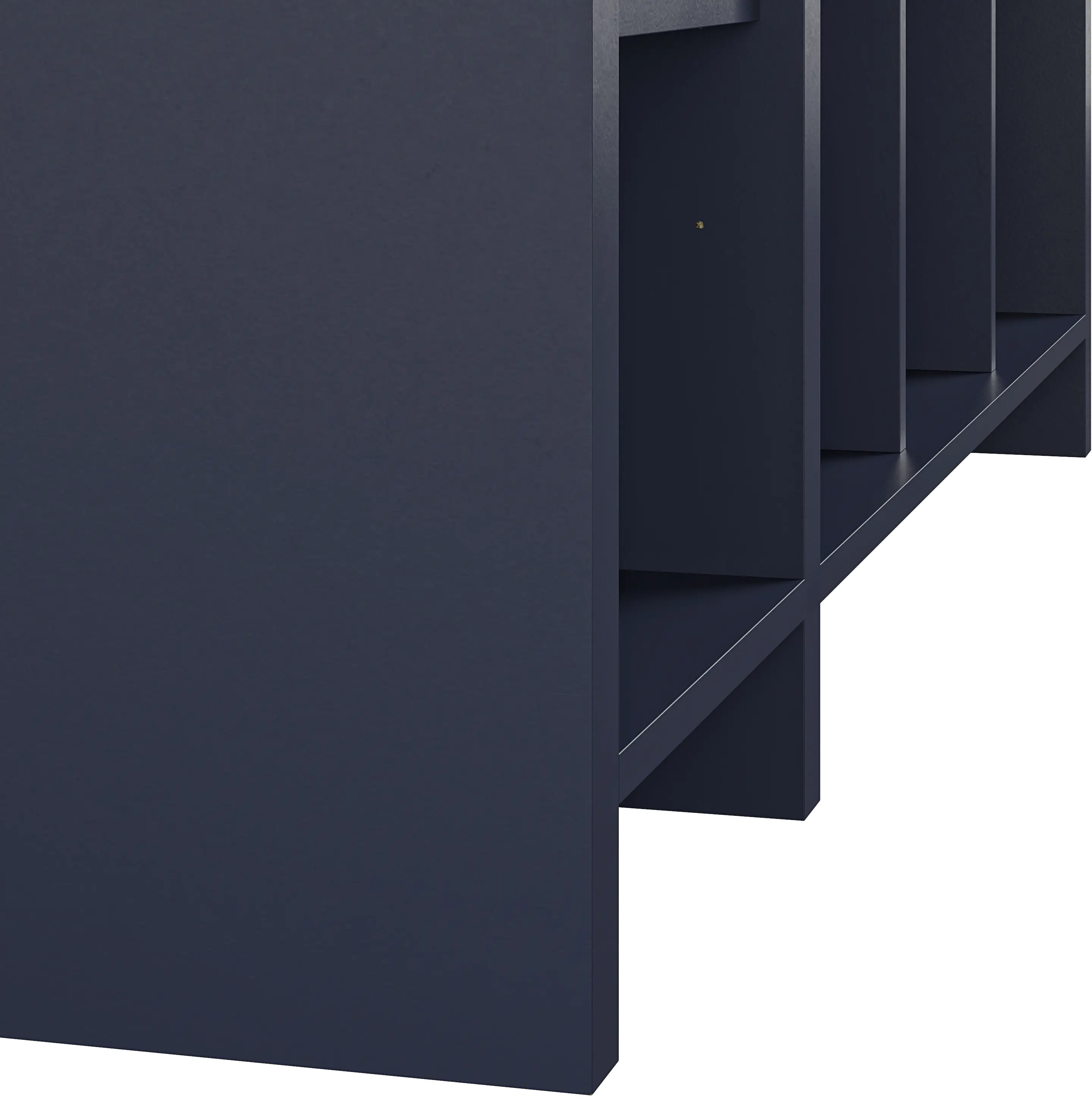 Tyler Kids Navy Storage Bench and Coat Rack-5