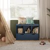 Tyler Transitional Navy Kid's Storage Cube with Drawers