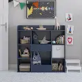 Tyler Kids Navy Toy Storage Bookcase