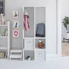 Tyler Transitional White Kid's 4-Cube Storage