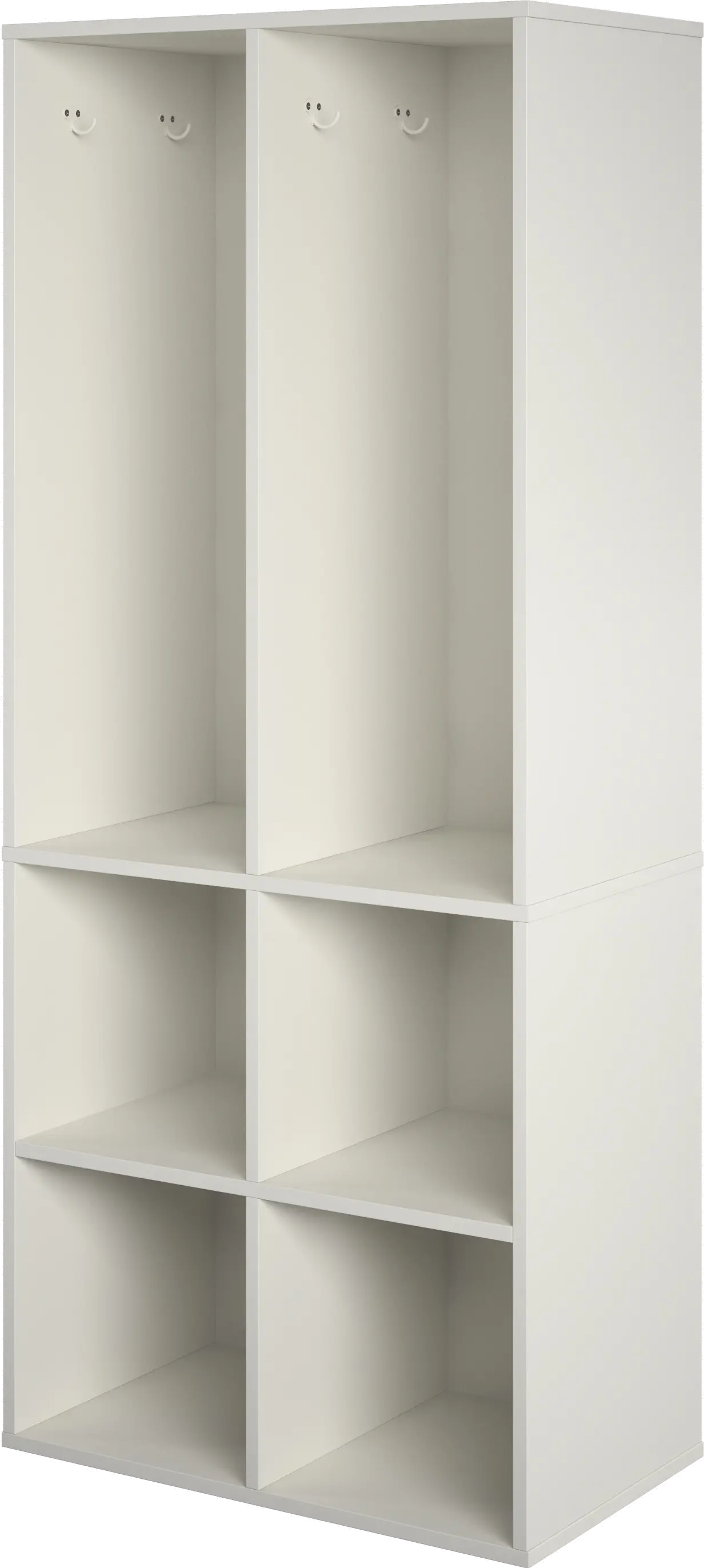 Tyler Transitional White Kid's 4-Cube Storage-4