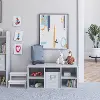 Tyler Kids Dove Gray 5-Cube Bench