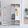 Tyler Transitional White Kid's 6-Cube Storage