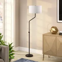 Callum Blackened Bronze Floor Lamp