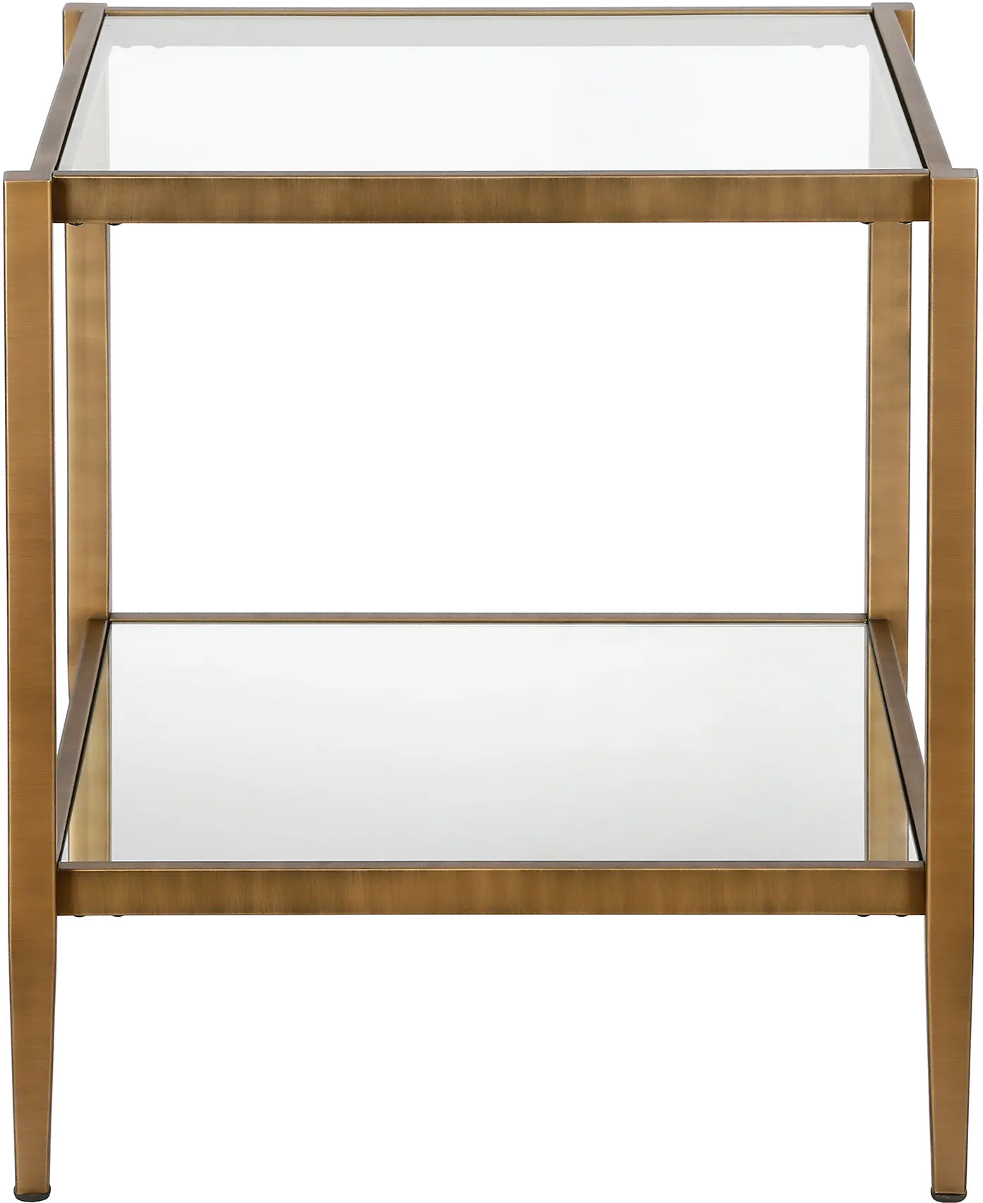 Hera Modern Brass Finish Side Table-4
