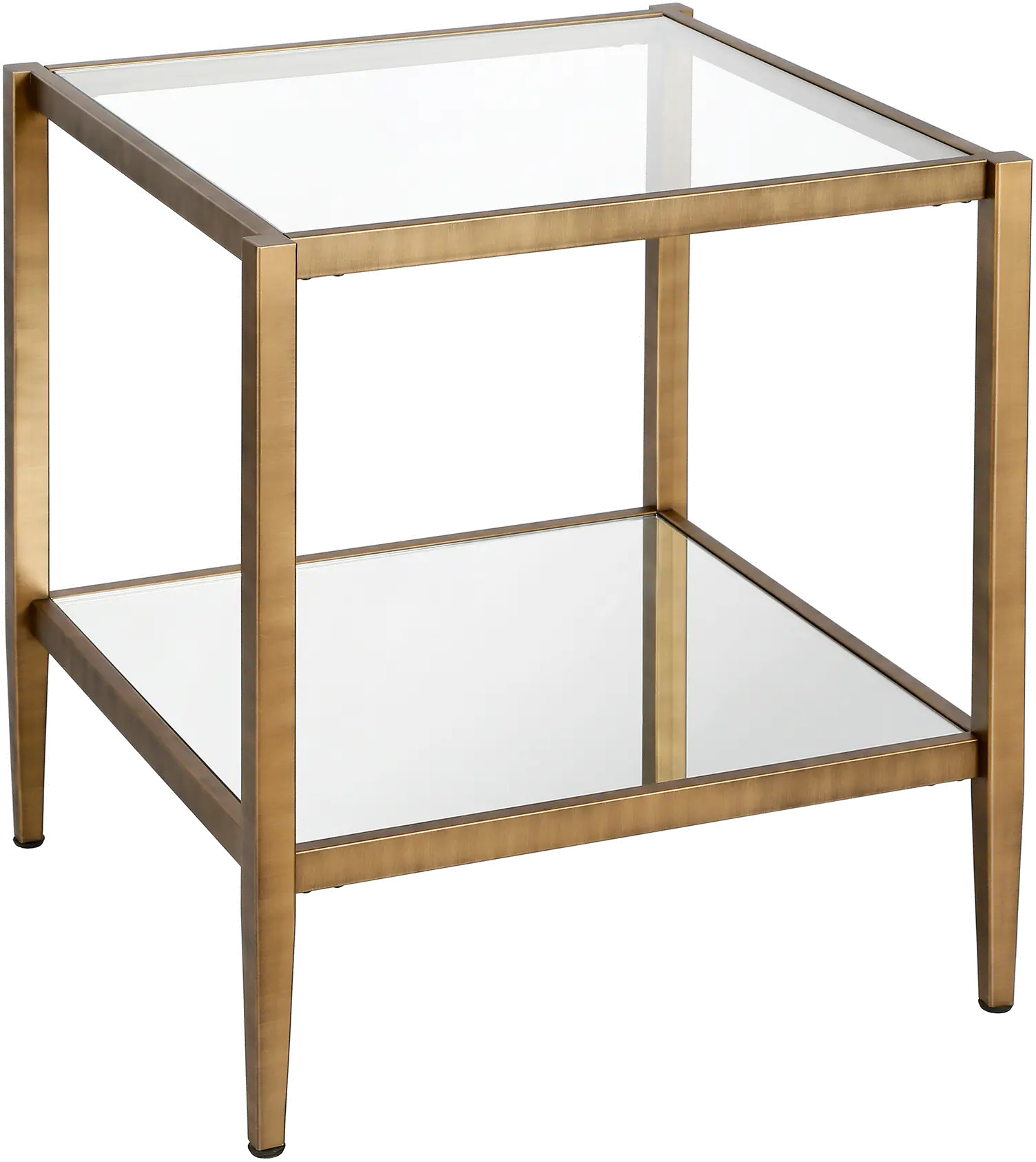 Hera Modern Brass Finish Side Table-5