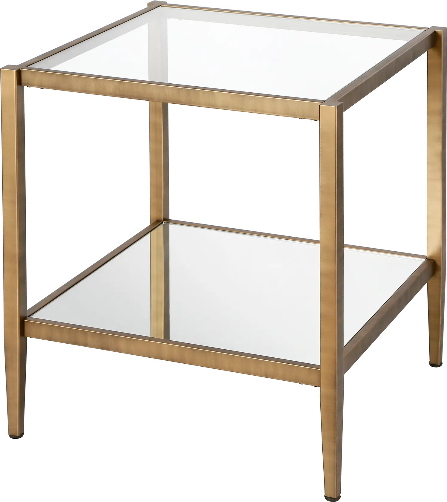 Hera Modern Brass Finish Side Table-6