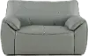 Caesar Gray Leather Chair