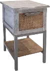 Mita Natural Mango Side Table