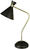 Antique Brass/Black Table Lamp