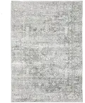 Malibu 2 x 3 Gray and Ivory Washable Area Rug