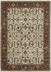 Aberdeen 5 x 8 Red and Ivory Area Rug