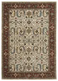 Aberdeen 8 x 11 Red and Ivory Area Rug