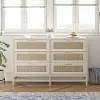 Lennon Ivory Oak Six Drawer Dresser