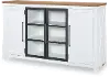 Franklin Oak and White Dining Credenza
