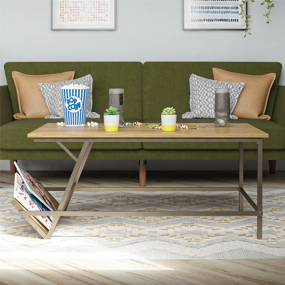 Camden Brown Coffee Table-1
