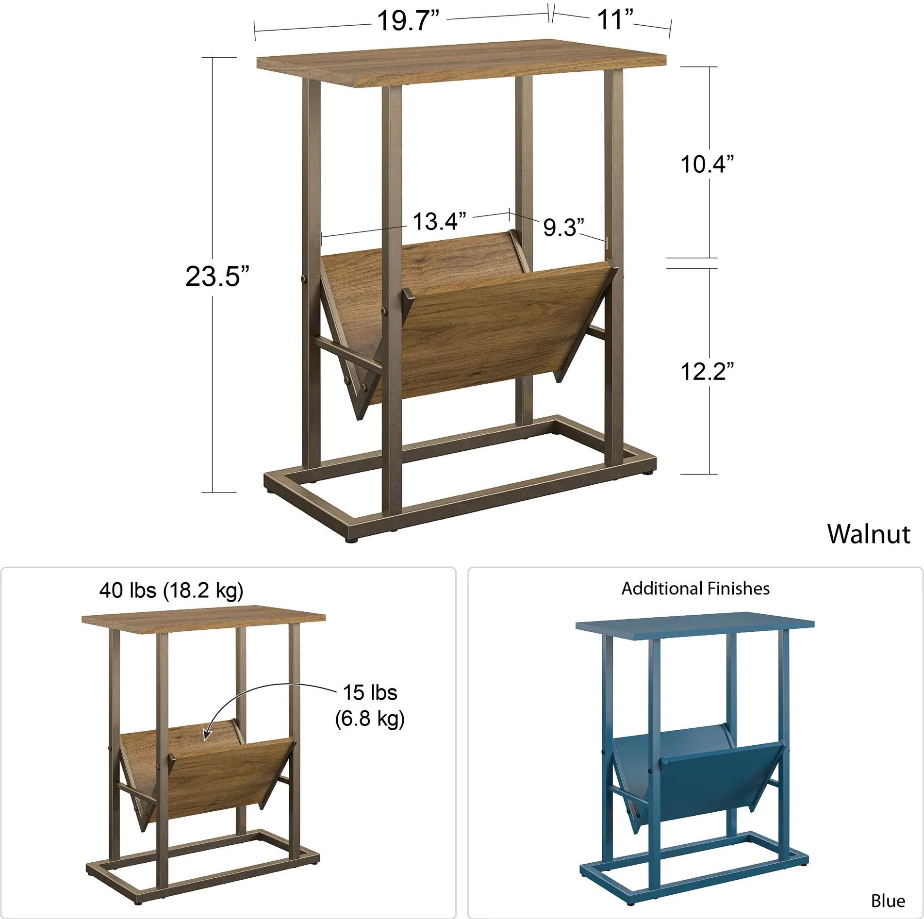 Regal Brown End Table-8