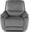 Capri Pewter Gray Power Recliner
