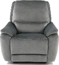 Capri Pewter Gray Power Recliner
