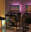 Genesis Contemporary Black Standing Gaming Desk