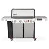 36800001 Weber Genesis Premium Stainless Steel SPX-435 Liquid Propane Grill