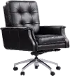 Verana Cafe Brown Leather Desk Chair