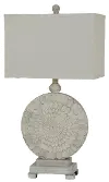 Antique Medallion Table Lamp