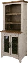 Pueblo Gray Bookcase
