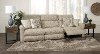 KIT McPherson Beige 3 Piece Power Reclining Sofa