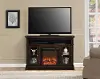 Brooklyn Transitional Espresso Electric Fireplace TV Console