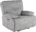 Spartacus Gladiator Sky Gray Power Recliner