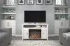 Farmington Ivory Oak 50 Electric Fireplace TV Console