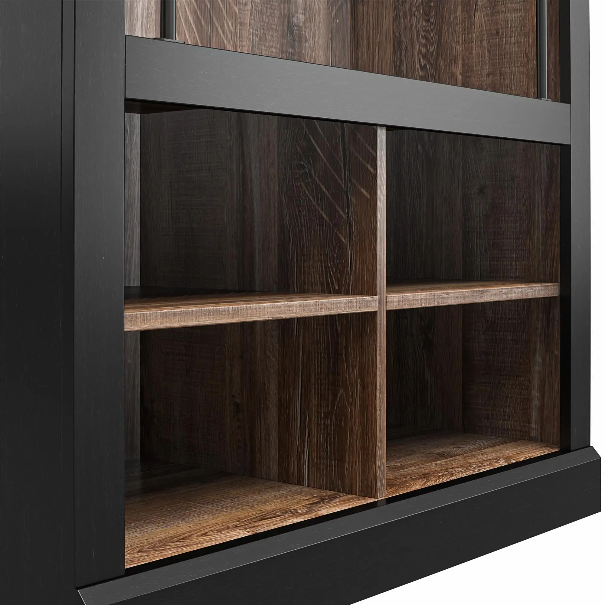 Hoffman Two-Toned Entryway Hall Tree with Bench and Storage Cubbies-5