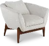 Bali Pearl White Accent Chair
