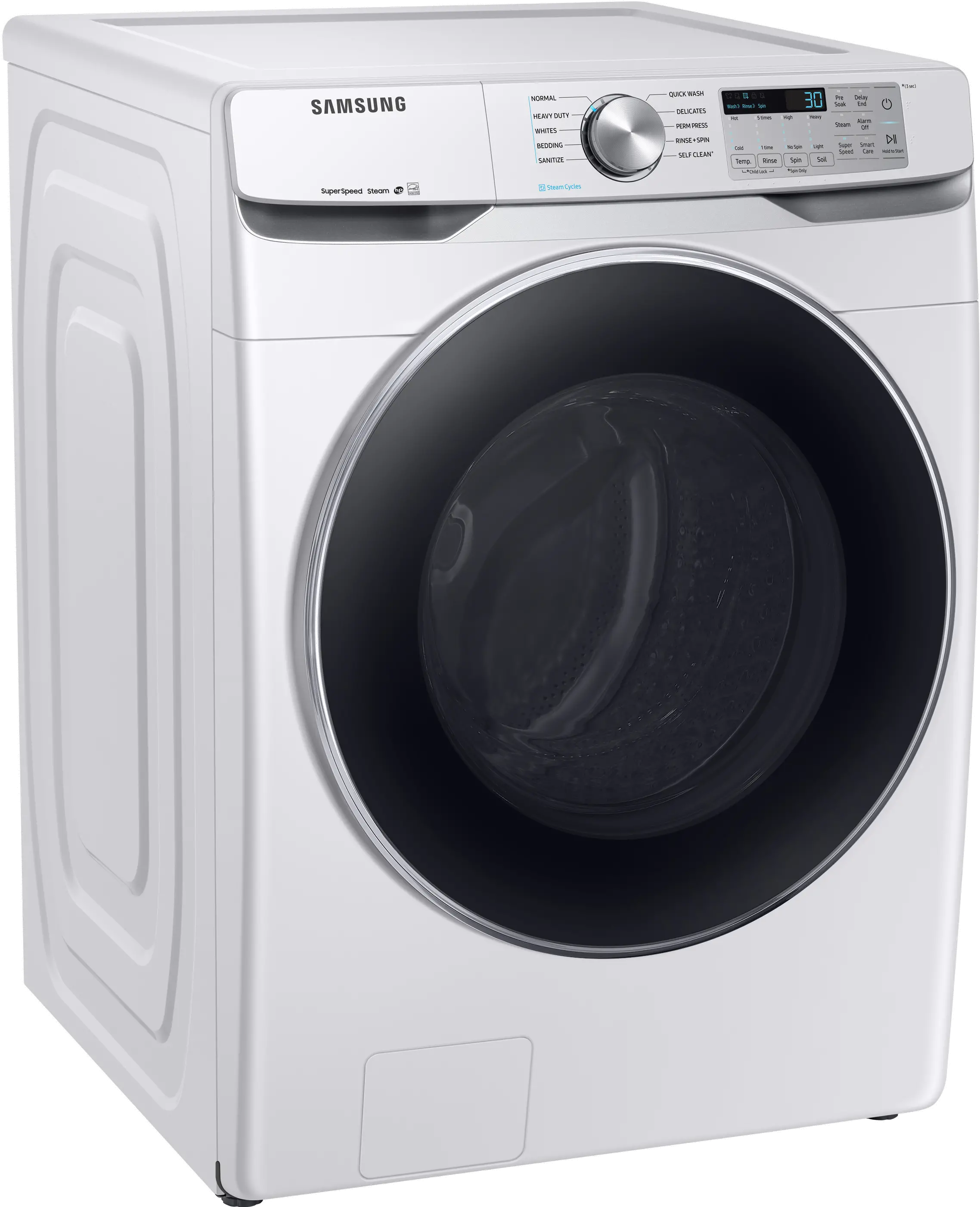 WF45T6200AW Samsung 4.5 cu ft Front Load Washer - White, WF45T6200-5