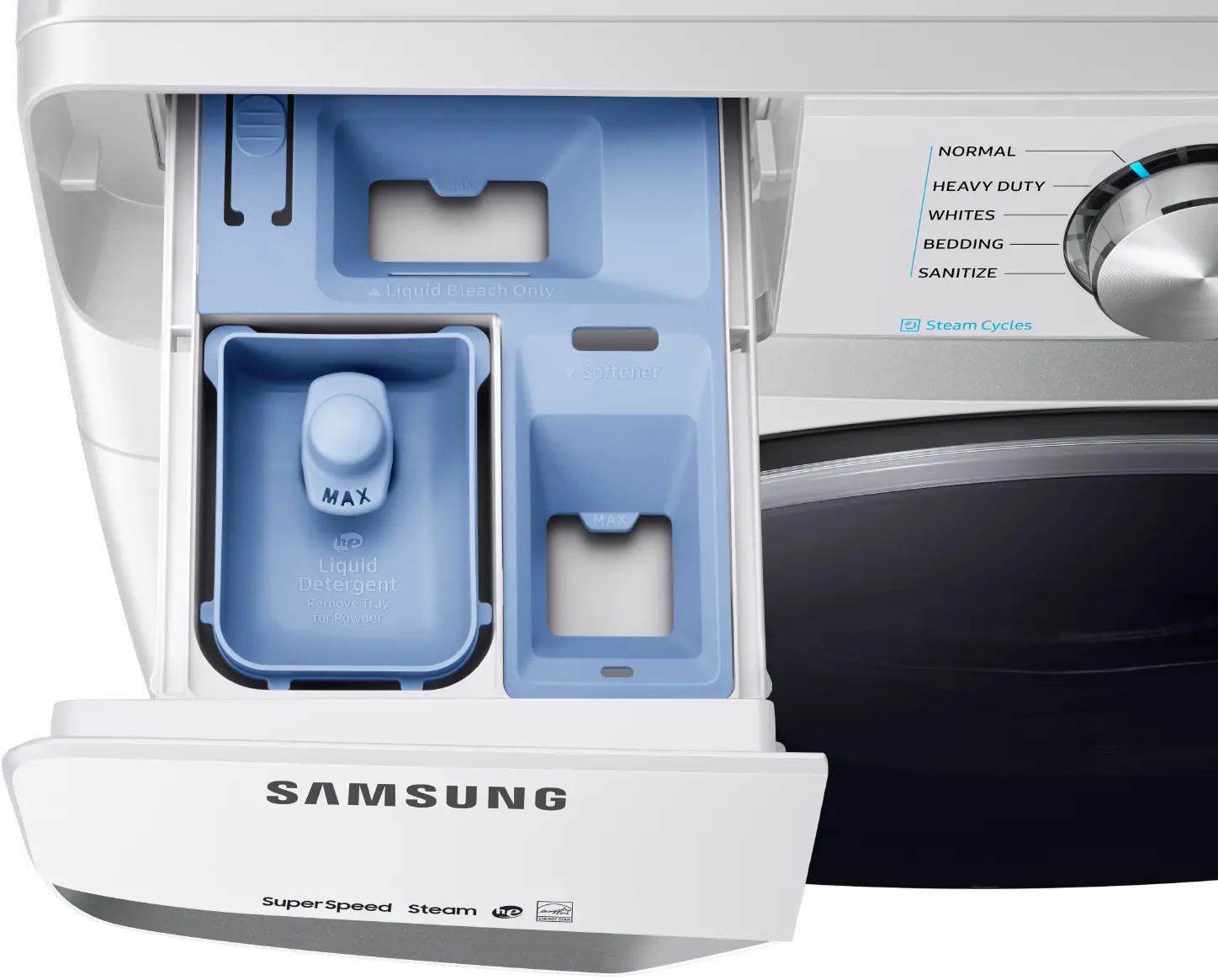 WF45T6200AW Samsung 4.5 cu ft Front Load Washer - White, WF45T6200-7