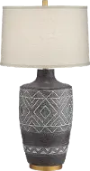 Mesa 31.50 Inch Black Resin Table Lamp