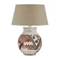 H6759UA/HYDROCAL-LMP 28 Hydrocal Southwestern Table Lamp