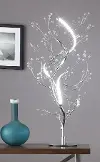 M3158 35 Inch Chrome & LED Table Lamp