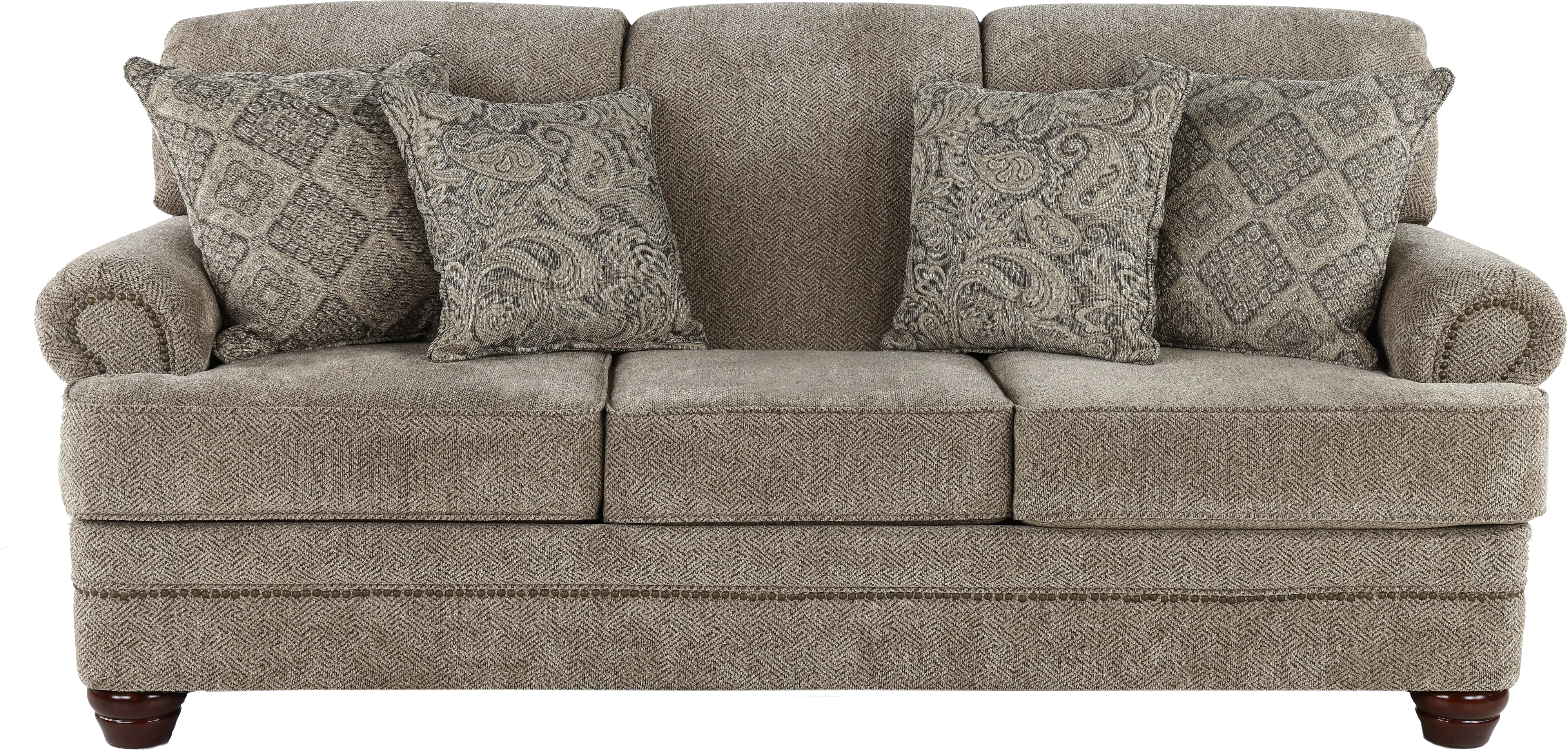 Urban Wheat Brown Sofa-2