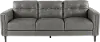 Verona Gray Leather Sofa