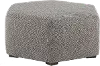 Cobblestone Charcoal Cocktail Ottoman