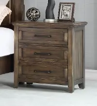 Daphne Brown-Gray Nightstand