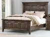 Daphne Brown-Gray Queen Bed